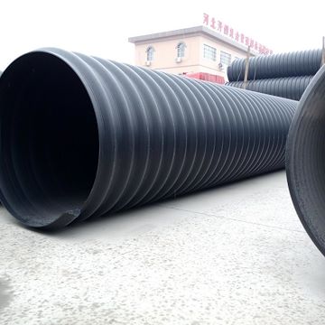 【钢带管】HDPE高密度聚乙烯增强钢带增强波纹管|钢带螺旋波纹管