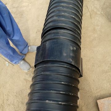 dn1200排污用钢带管厂家, 供应山西钢带增强波纹管报价